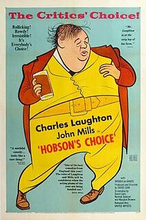 <i>Hobsons Choice</i> (1954 film) 1954 film by David Lean