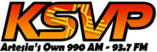 KSVP 990AM-93.7 FM logo.png