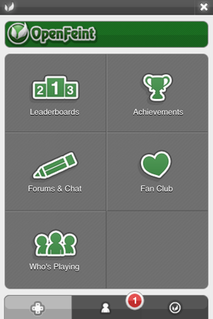 OpenFeint Social platform for mobile games