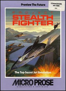 <i>Project Stealth Fighter</i> 1987 video game