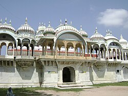 The Biggest and most popular Ramdwara is situated in Shahpura. Ramdwara.jpg