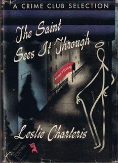 <i>The Saint Sees it Through</i> novel by Leslie Charteris