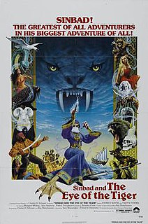 <i>Sinbad and the Eye of the Tiger</i> 1977 film by Ray Harryhausen, Sam Wanamaker