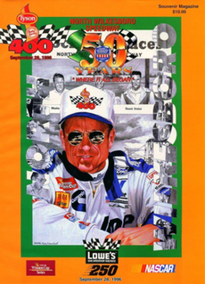 <span class="mw-page-title-main">1996 Tyson Holly Farms 400</span> Motor car race