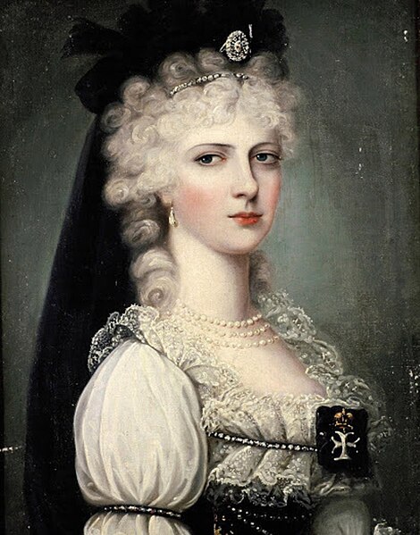 Grand Duchess Alexandra Pavlovna, Archduchess of Austria and Palatina of Hungary, in Hungarian dress, c. 1800
