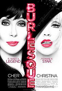 <i>Burlesque</i> (2010 American film) 2010 American backstage musical film written and directed by Steven Antin