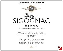 Zámek Sigognac Label.jpg