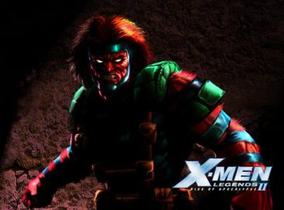 Theodore Winchester / Grizzly as he appears in X-Men Legends II: Rise of Apocalypse.