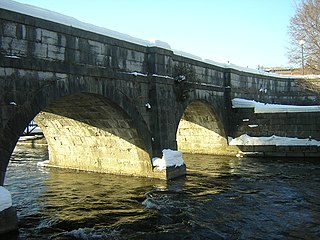 Skaneateles Creek river in the United States of America