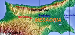 Mesaoria Landform on the island of Cyprus