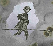 From the cover of the Folio Society edition by Quentin Blake Riddley Walker by Quentin Blake.jpg