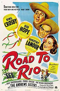 <i>Road to Rio</i> 1947 film by Norman Z. McLeod, Jack Rose