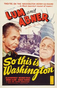 Poster for So This Is Washington