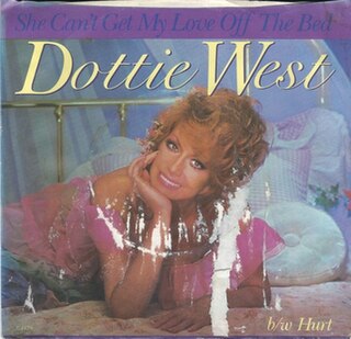 <span class="mw-page-title-main">She Can't Get My Love off the Bed</span> 1982 single by Dottie West