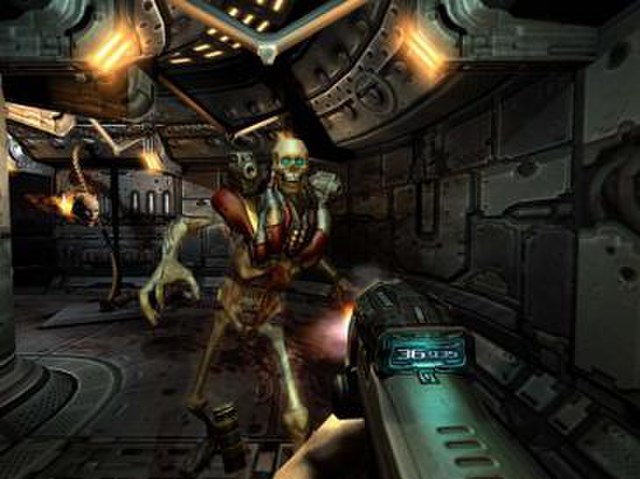 Doom 3, the id Tech 4 engine's parent game