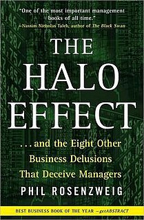 <i>The Halo Effect</i> (book) 2007 book by Phil Rosenzweig