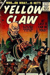 Yellow Claw (character) Marvel Comics fictional character