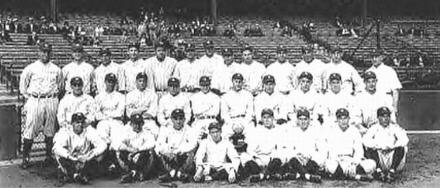 The 1927 New York Yankees.