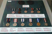 All Canadian commemorative medals excepting the 1887 Queen Victoria Golden Jubilee Medal Commemorative Medals of Canada.jpg