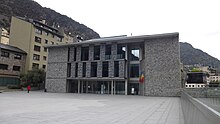 The General Council of Andorra in Andorra la Vella Edifici del Consell General d'Andorra.jpg