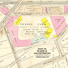 1917 map of Fenway Park FenwayPark 1917.jpg