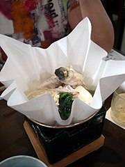 Fugu-nabe, pufferfish hotpot