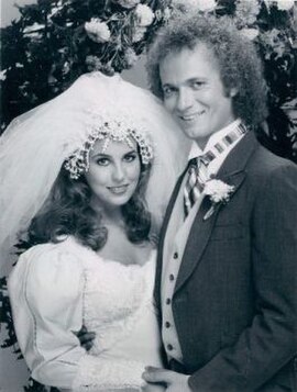 Luke and Laura Spencer at their wedding in 1981.