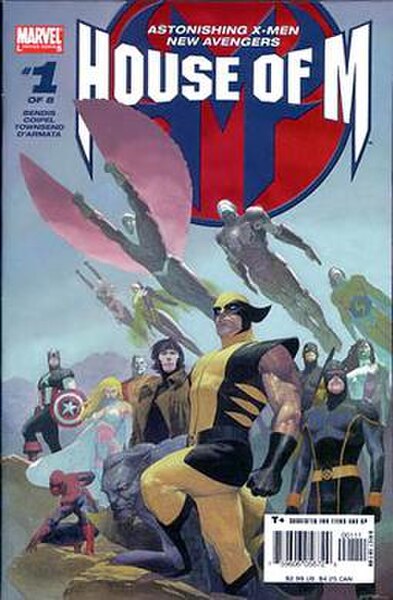 Cover of House of M 1 (Aug 2005), art by Esad Ribic