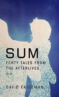 <i>Sum: Forty Tales from the Afterlives</i> 2009 book by David Eagleman