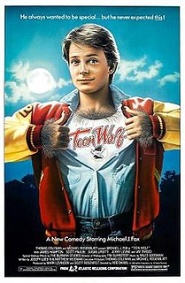 <i>Teen Wolf</i> 1985 American fantasy comedy film directed by Rod Daniel