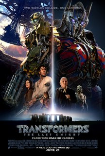 <i>Transformers: The Last Knight</i> 2017 American science fiction film directed by Michael Bay