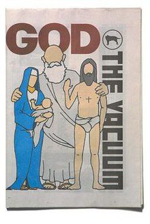 The Cover of the 'God' issue of the Vacuum which, along with the 'Satan' issue caused protests in Belfast City Council. Vacuum issue 15 cover 'God'.jpg