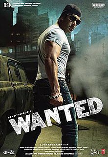 <i>Wanted</i> (2009 film) 2009 Indian Hindi-language action film directed by Prabhu Deva