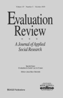 <i>Evaluation Review</i> Academic journal