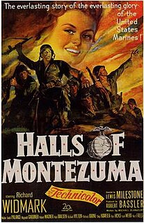 <i>Halls of Montezuma</i> (film) 1951 film by Lewis Milestone