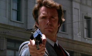 Harry Callahan, played by Clint Eastwood