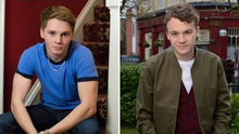 Johnny as portrayed by Sam Strike in 2014 (left) and Ted Reilly in 2018 (right) Johnny carter eastenders first second.png