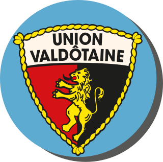 <span class="mw-page-title-main">Valdostan Union</span> Centrist political party in Italy