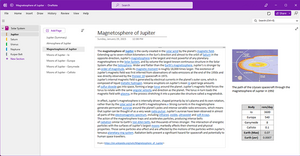 Windows 10-da ishlaydigan OneNote-ning ish stolidagi 2018 yilgi yangilanishida yaratilgan va tashkil qilingan eslatmalar