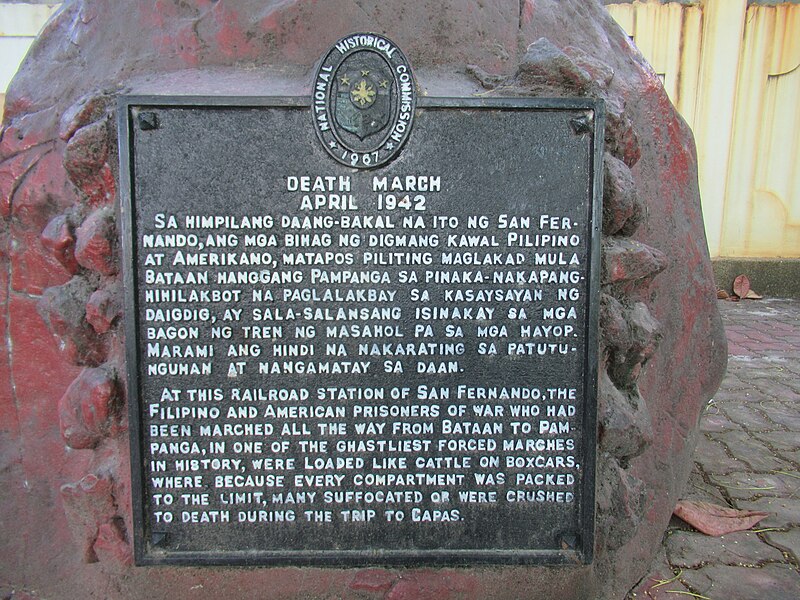 File:San Fernando station Death March Memorial.jpg