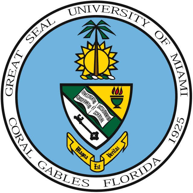 640px University Of Miami Seal.svg 