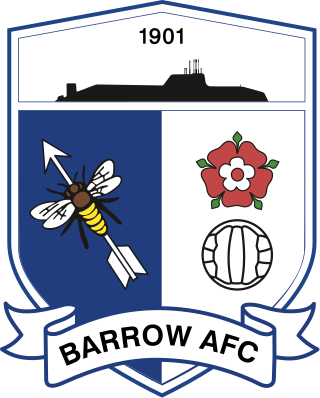 <span class="mw-page-title-main">Barrow A.F.C.</span> Association football club in Barrow-in-Furness, England