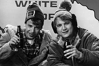 <span class="mw-page-title-main">Bob and Doug McKenzie</span> Canadian comedy duo portrayed by Rick Moranis and Dave Thomas