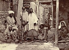 Kashmiri home life c. 1890. Photographer unknown.
