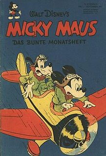 <i>Micky Maus</i> German magazine for Disney comics, launched in 1951