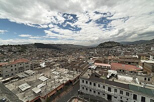 View of Quito from Basílica del Voto Nacional