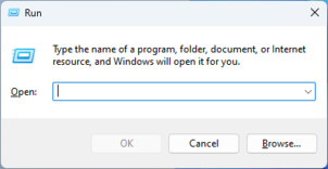 Run dialog box in Windows 11 Run Windows.png