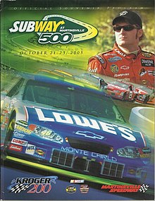 2005 Subway 500 program cover.jpg