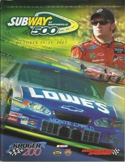 2005 Subway 500 Motor car race