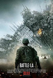 <i>Battle: Los Angeles</i> 2011 military science-fiction action film directed by Jonathan Liebesman